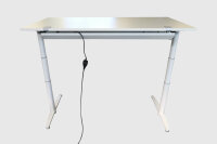 Assmann Canvaro elektrisch höhenverstellbarer Schreibtisch weiß 3 Versionen
