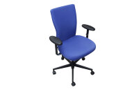 Vitra T-Chair blau gebraucht - B&uuml;rostuhl mit Armlehnen