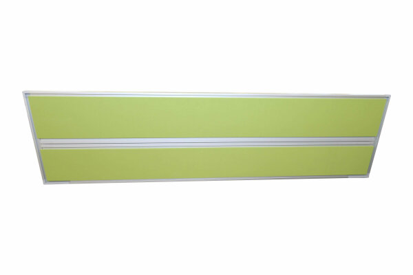 Steelcase Sichtschutzwand hellgrün mit Orgarail