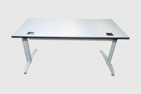 Palmberg Caldo Schreibtisch weiß mit Multiplexkante
