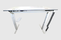 Palmberg Crew elektrisch höhenverstellbarer Tisch weiß Mustermöbel