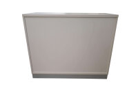 Haworth Sideboard 2OH weiß-silbergrau 100cm breit