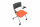 Sedus Flip-Flap Klappstuhl orangerot mit Chromgestell