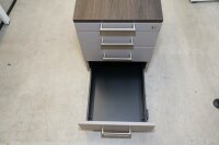 Wiesner Hager Rollcontainer Taupe kurz