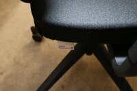 Steifensand Bürodrehstuhl schwarz mit hoher Rückenlehne