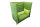 Vitra Alcove Highback Love Seat grün mit komplettem Kissensatz