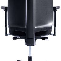 IB Dorso Polster Drehstuhl - Stuhlkreuz poliertes Aluminium - mit 3D Aluminium-Armlehnen & werkzeuglose Weitenverstellung