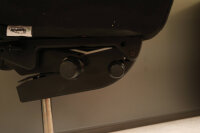 Haworth Comforto 59 schwarz Drehstuhl mit Netzrücken & neuem Sitzpolster