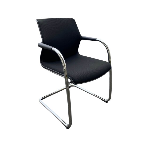 Vitra Unix Chair Schwarz Chrom - aktuelles Modell