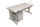 Wini Winea Kompakt Schreibtisch grau mit Multiplexkante