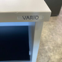 Vario Schiebetüren-Sideboard 2 OH lichtgrau 120cm
