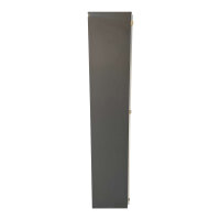 Gaderobenschrank anthrazit & lichtgrau 215cm x 80 cm